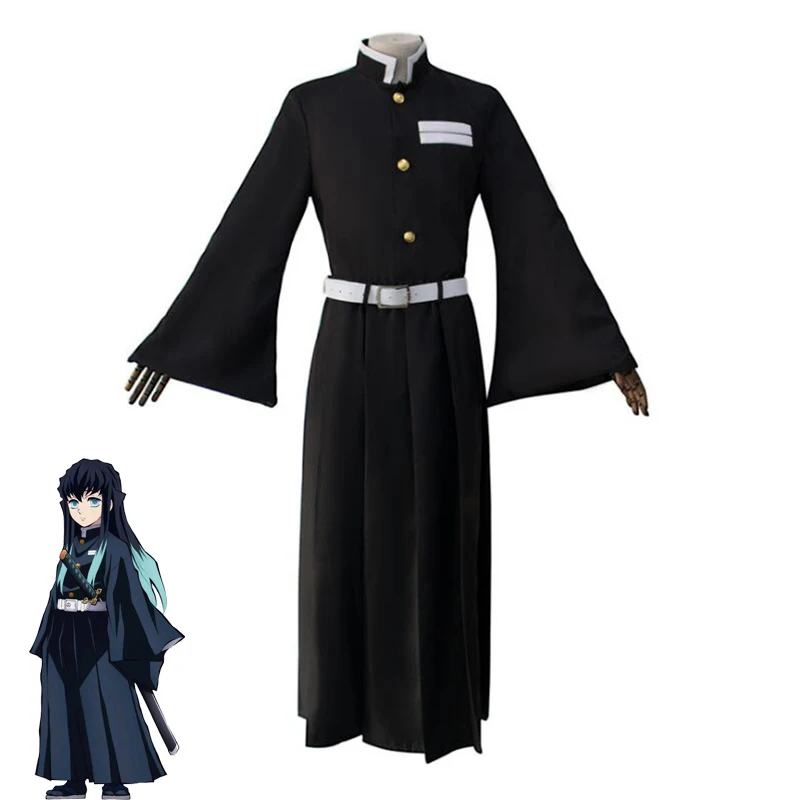 Anime Kimetsu no Yaiba Demon Slayer Tokitou Muichirou Cosplay Costume Men Women Halloween Christmas Uniforms |