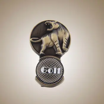 

Tiger Marker Chinese Elements Golf Gift Clip Magnet Ball Chiese Zodiac Golf Cap Clip Hat Metal Golf Hat Clip China