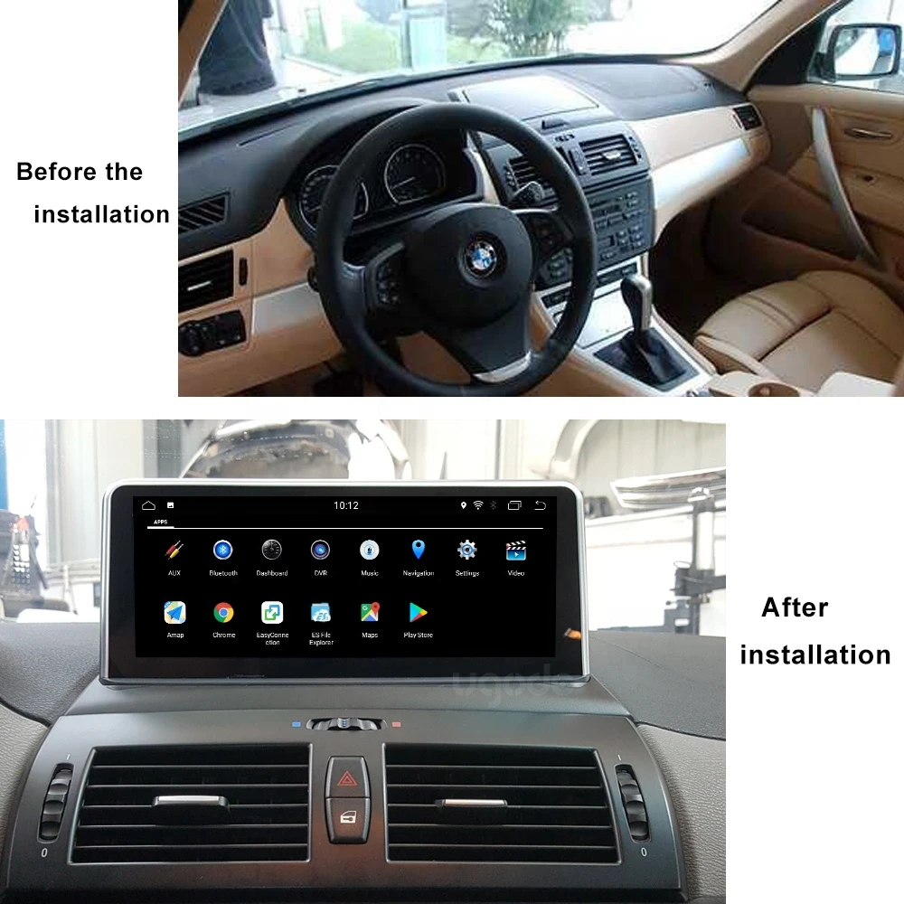 Автомобильный аудио Авторадио плеер GPS навигация для BMW X3 серии E83 2004-2009 радио с