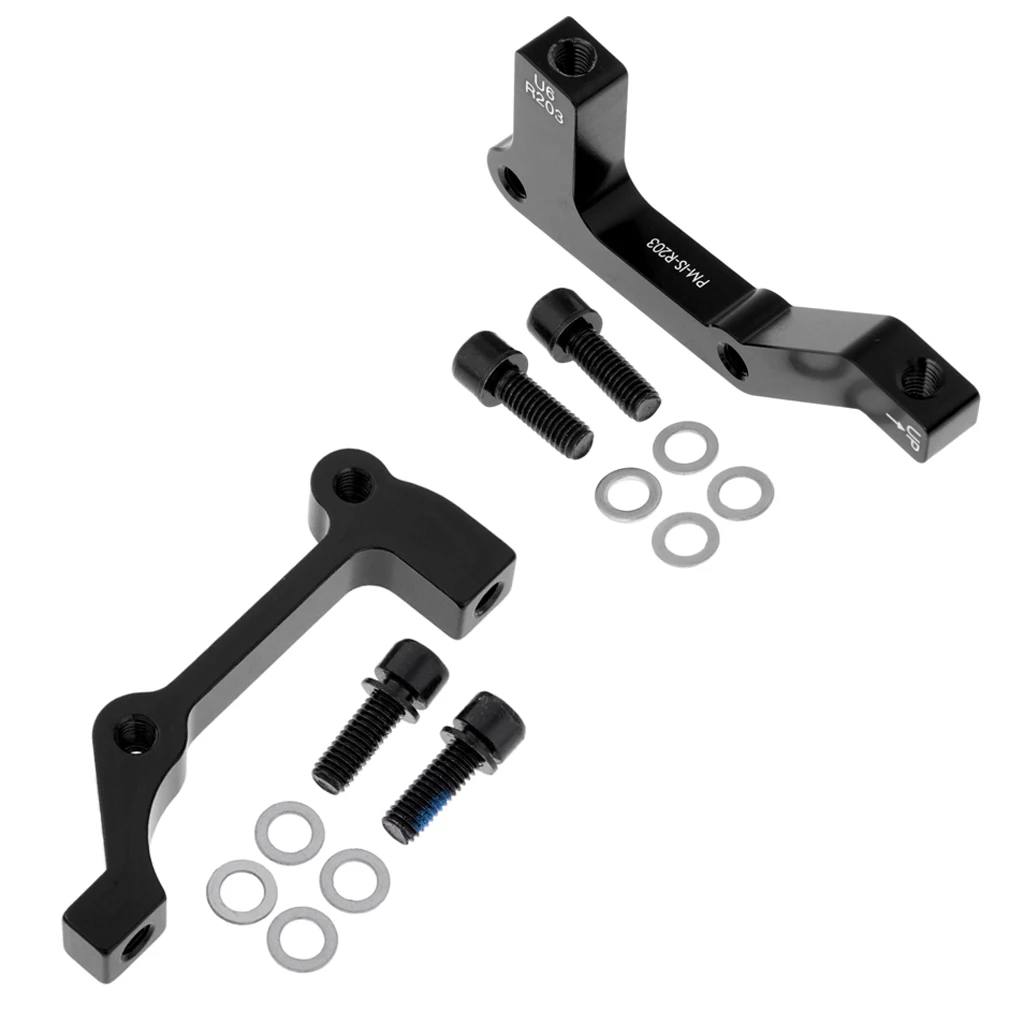 2 Pieces MTB Bicycle Bike Disc Brake Mount Adaptor Parts Set 203mm PM-IS-R203 Mountain Road MTB Bike Accessories