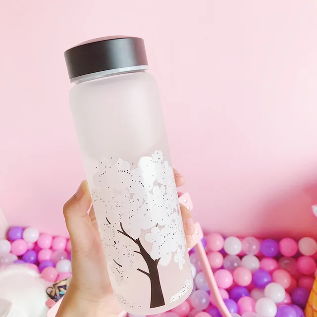 Thermos en verre Cerisier