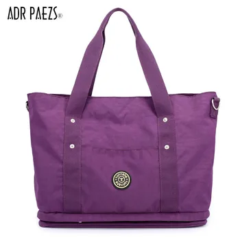 

2020 new nylon duffle bag travel bag women large capacity hand luggage valise bolsa de viagem women's handbags mummy weekend bag