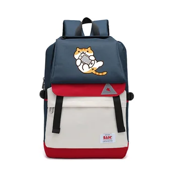 

Neko Atsume Cosplay Oxford Student School Shoulder Bag Teentage Laptop Travel Rucksack Dayback Casual Backpack Gift
