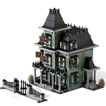 

MOC City Streetview Series Lepinblock City Monsters Fighter Haunted House Model Building Blocks Bricks Kids Toys Christmas Gifts