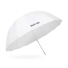 Selens – parapluie parabolique blanc translucide, pour Speedlite Studio Flash, éclairage doux, diffuseur, avec sac de transport, 105cm 130cm 165cm