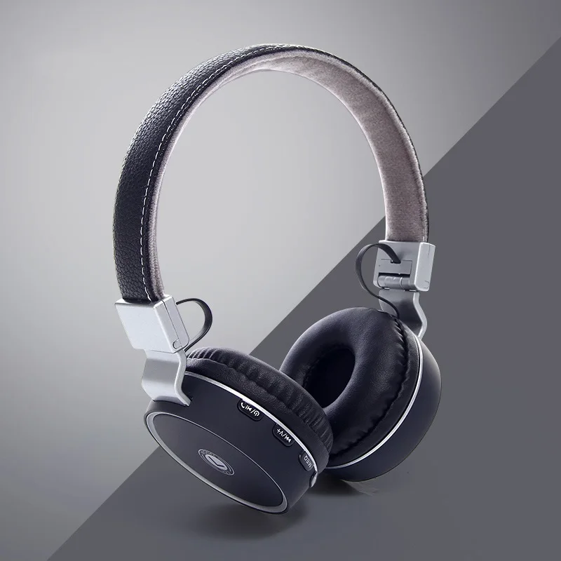 Серый Новые золотые Bluetooth наушники, беспроводные стерео наушники с микрофоном, TF карта для девочек, Xiaomi huawei - Цвет: Серый