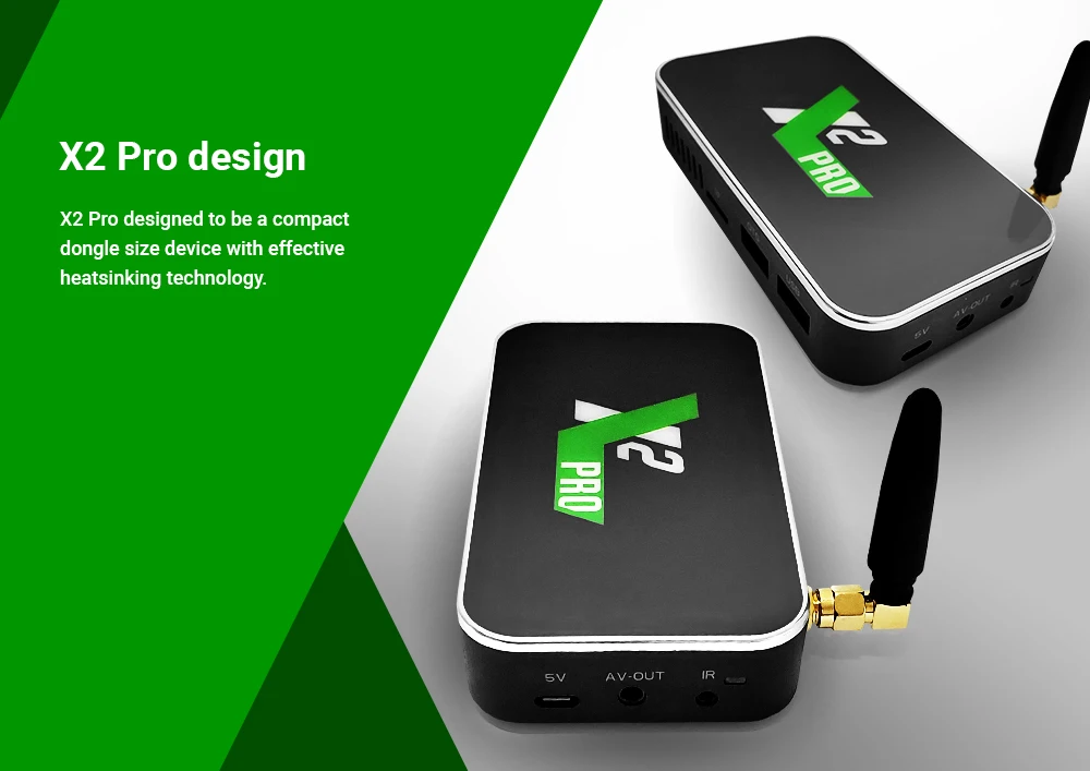 X2 PRO Android TV Box DDR4 4GB 32GB Smart Android 9.0 IPTV Box Amlogic S905X2 2.4G 5G WiFi 1000M 4K HD Set Top Box Media Player