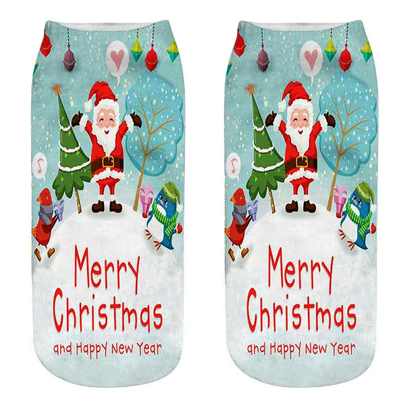 Новые креативные женские носки с объемным принтом забавные мягкие хлопковые