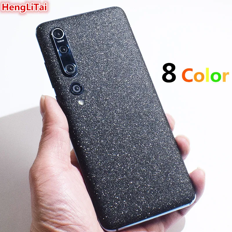 Colorful Glitter matte Protective Film Wrap Skin Cellphone back paste Sticker For Xiaomi 9/9 SE/cc9/cc9 Pro/cc9E/10/10 Pro Colorful Glitter matte Protective Film Wrap Skin Cellphone back paste Sticker For Xiaomi 9/9 SE/cc9/cc9 Pro/cc9E/10/10 Pro