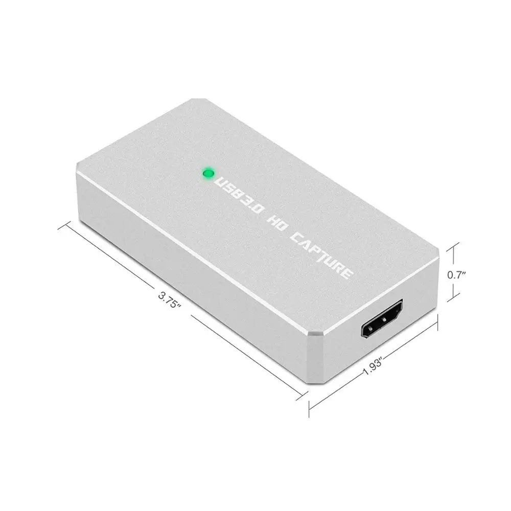 USB 3,0 захват HDMI к USB3.0 видео ключ записи 1080 P/60fps HDMI Drive Бесплатная высококлассной AV устройства захвата Совместимость