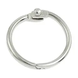 Новое-5 x металлическое кольцо для книг с отрывными листами, набор ключей, серебряное кольцо