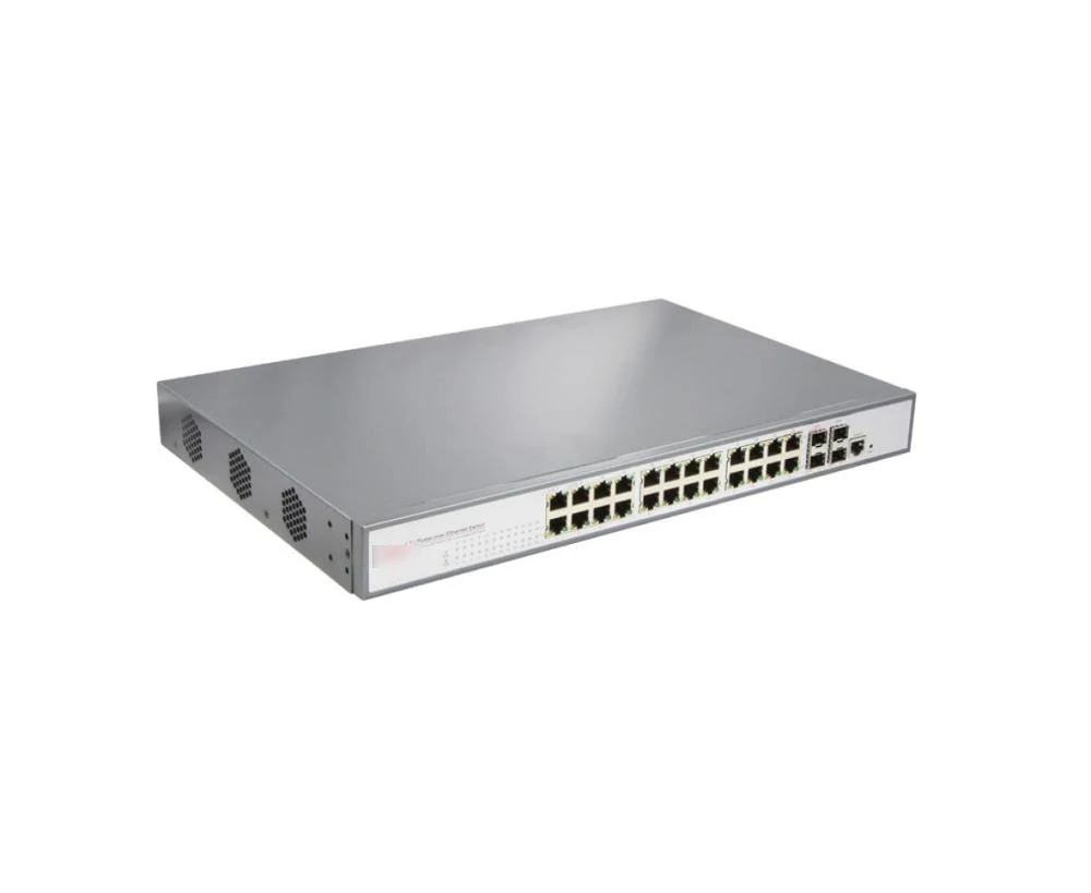 400 Вт управляемый коммутатор POE 24 порта с 4 SFP uplink 10/100/1000 м гигабитный коммутатор PoE ethernet POE33026PFM