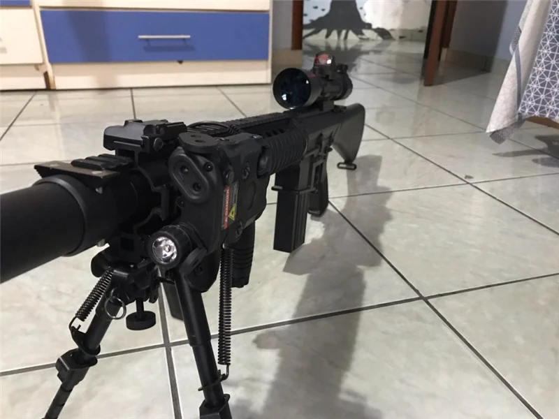 AN/PEQ-15 красный точечный лазерный светодиодный фонарь 270 люменов для стандартного 20 мм рельса ночного видения Охотничья винтовка батарея корпус элемент