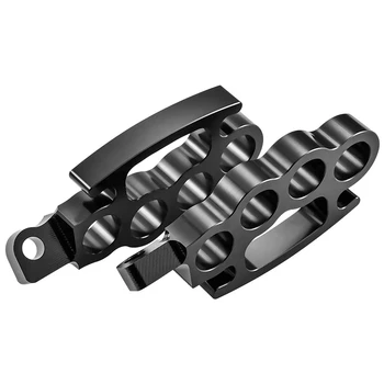 

Flying Knuckle Control Foot Pegs Universal Foot Pegs Footrests Custom Pedal Fit for V-Rod Sportster XL Dyna Softail