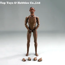 1/6 масштабная мужская фигура в Военном Стиле, узкое плечо, черное тело, модель и голова, лепим V035 1/6, масштаб для 12 дюймов, фигурка, игрушки, куклы