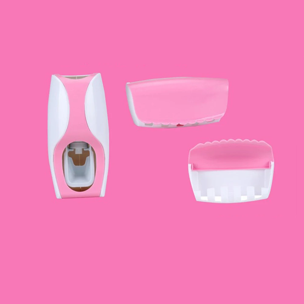 New Arrival Automatic Toothpaste Dispenser Set Wall Mount Stand Holder Extrusion Creative Home Bathroom Accessories Decoration New Arrival Automatic Toothpaste Dispenser Set Wall Mount Stand Holder Extrusion Creative Home Bathroom Accessories Decoration