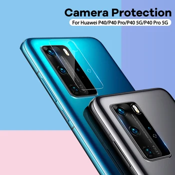 カメラ傾く huawei 社 P40 プロ nillkin 2 パック強化ガラスカメラプロテクター huawei 社 P40 / P40 5 ゲームプレーヤージェルケース