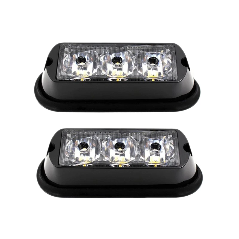 2 шт. 3-Led стробоскопический светильник желтый Водонепроницаемый аварийная вспышка Сигнал Поворота Боковой Предупреждение ющий светильник для внедорожника пикапа