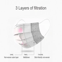Children Watermelon Print Mouth Mask Kids Disposable 3 Layer Meltblow Cloth Dustproof Breathable Cherry Fruit Face Mask 2