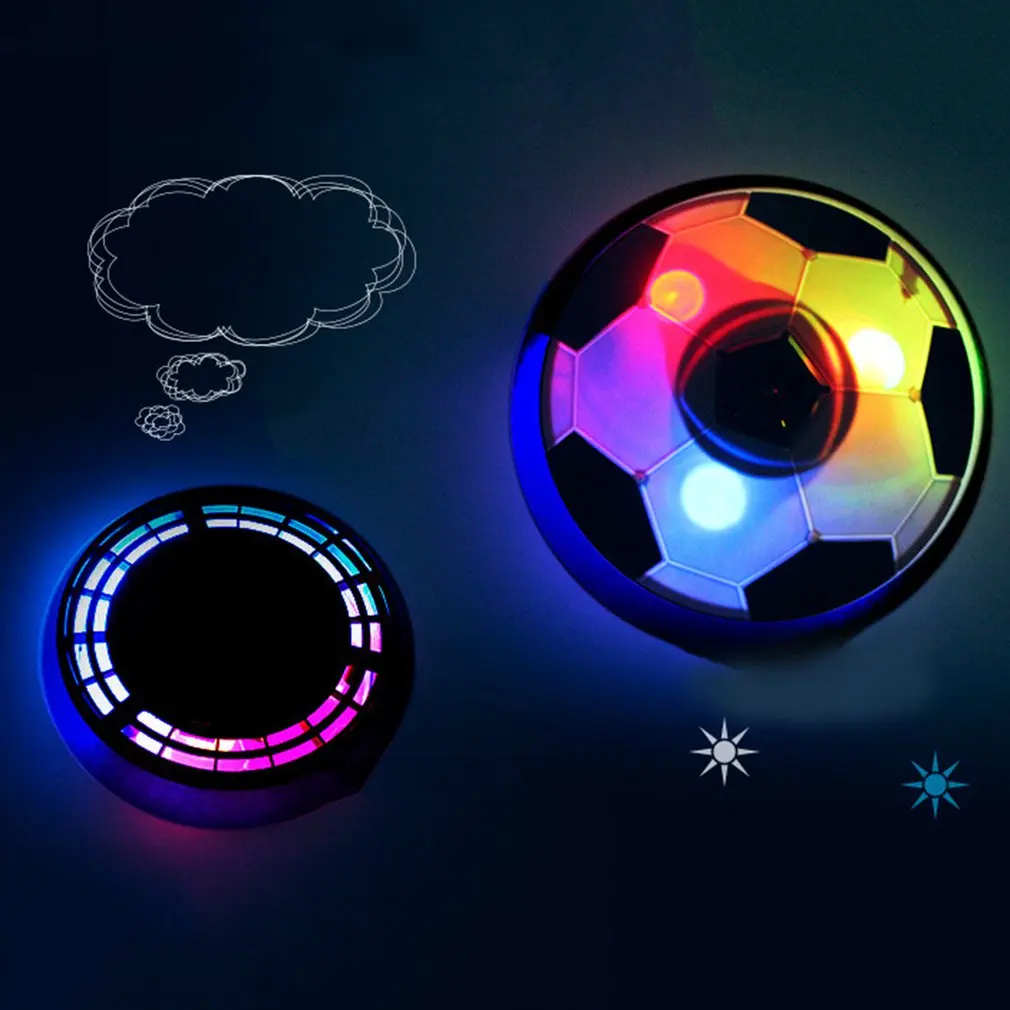 Hover Ball светодиодный светильник мигающий прибытие воздушный мощный футбольный мяч Диск Внутренний футбольный мяч игрушка мульти-поверхность парящие и скользящие игрушки