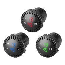12V/24V автомобильные лодка мотоцикл сенсорный экран цифровые часы светодиодный Дисплей 12V/24V автомобильные лодка мотоцикл сенсорный экран цифровые часы светодиодный Дисплей