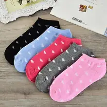 3 пара/лот, женские хлопковые носки, 5 ярких цветов, женские повседневные носки в горошек, милые женские носки, дешево, хорошее качество, S82