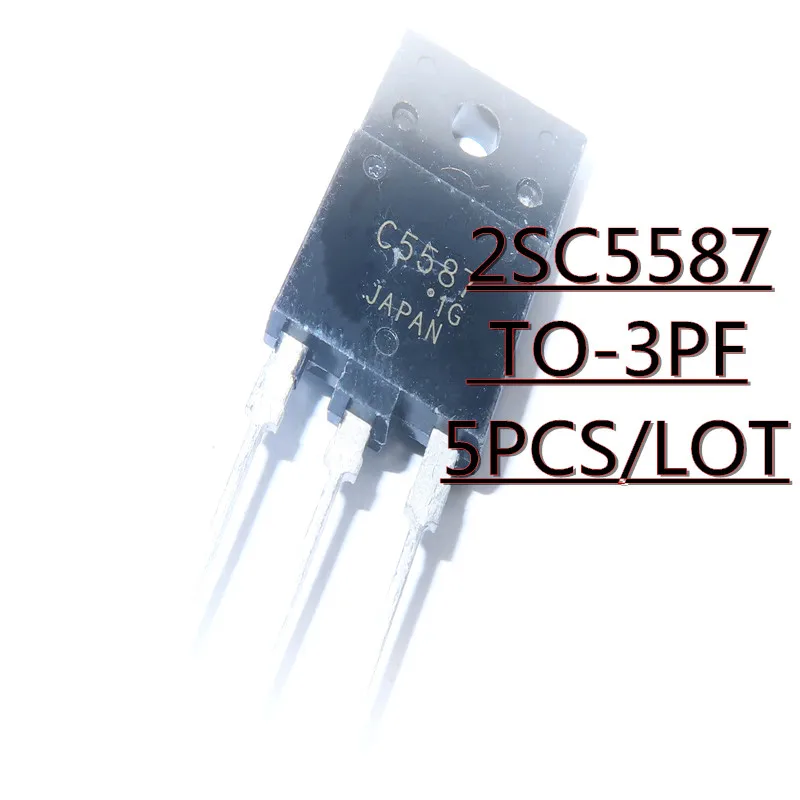 5 шт./лот Spot 2SC5587 C5587 TO-3PF NPN транзистор Power Tube 1500V 17A новая фотопроцедура | Электронные