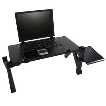 

Adjustable Computer Tablet Holder Stand Portable Folding Laptop Stand Tray Aluminum Alloy Portable Home Bed Play Game Desk Stand
