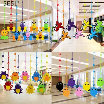 

7pcs Creative kindergarten hanging corridor environment layout air ornaments