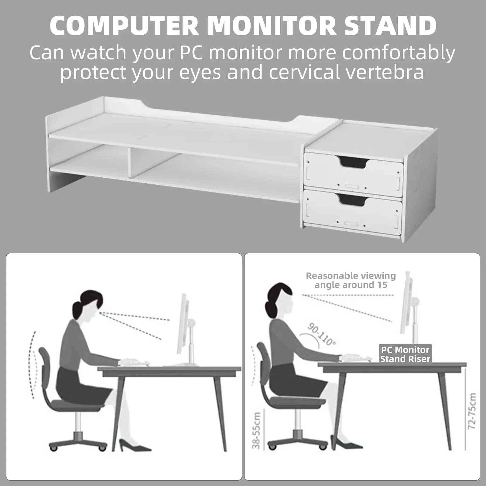 de madeira, fácil de montar para desktop doméstico