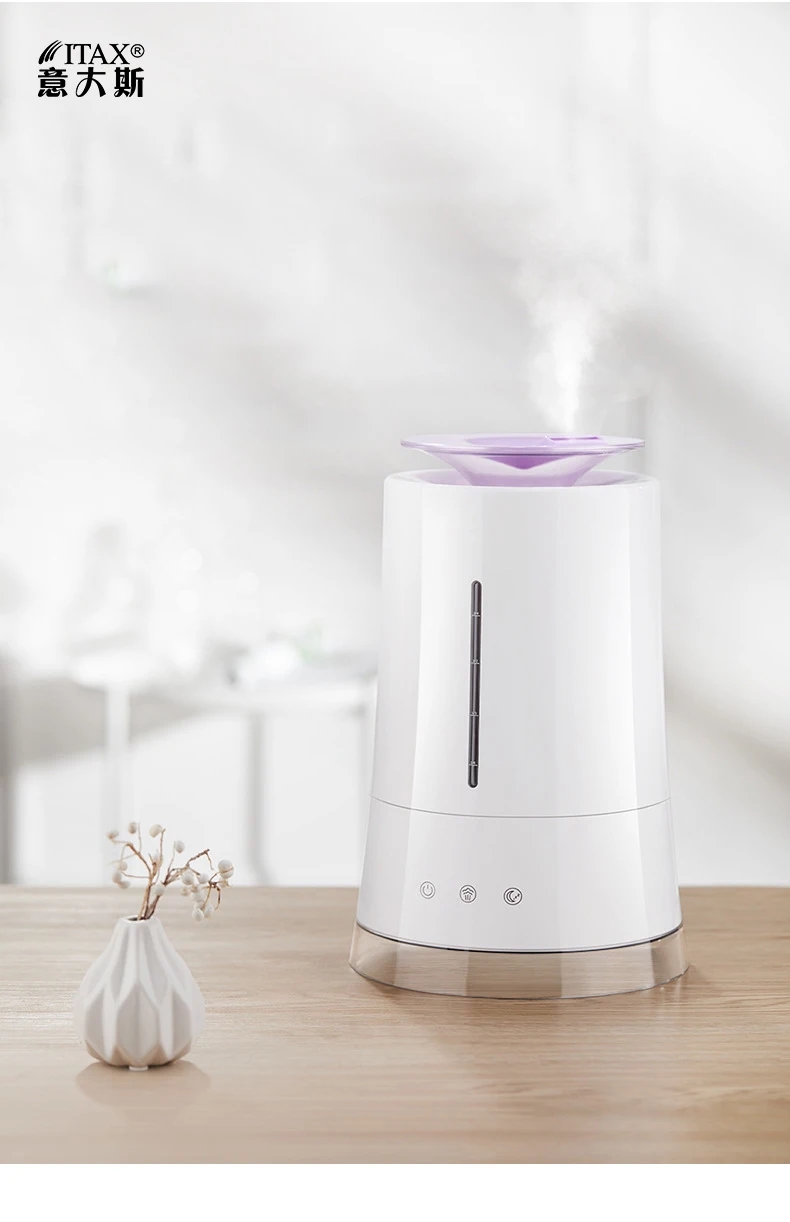 

2019 Original ABS Mini Humidifier for your home Air dampener Ultrasonic Sterilization Touch Control Household Humidifier Q001
