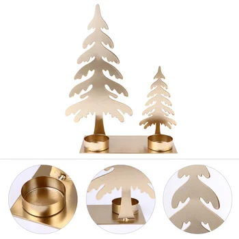 

Durable Exquisite Multipurpose Practical Decorative Christmas Candlestick Candle Holder Candlestick Holder