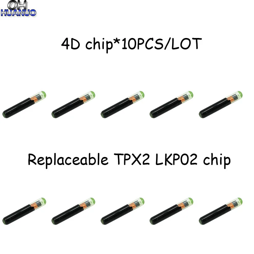 10 шт.* Копия 4D стеклянный чип сменный TPX2 LKP02 Чип поддержка KYDZ TANGO VVDI JMA машина(многоразовые