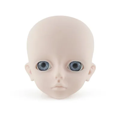 60 см 1/3 BJD кукла лысый голова 4D глаза Bjd куклы Розовая кожа/натуральная кожа, Блад голова с/без макияжа, Игрушки для маленьких девочек Подарки - Цвет: no eyes