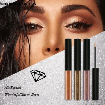 

Shiny Liquid Eyeliner Golden Dry Waterproof Eye Liner Pencil Brighten skin colour Eyeliner Cosmetic Makeup Tool