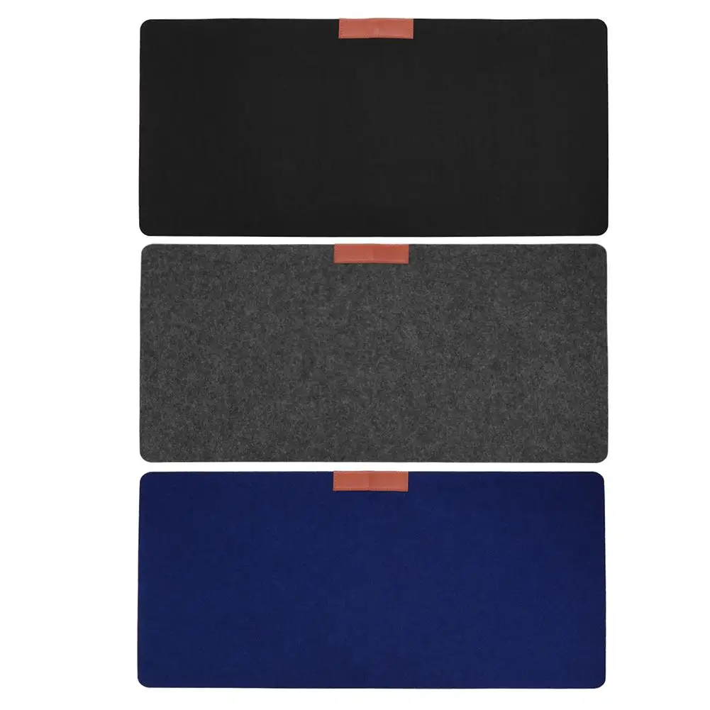 Office Computer Desk Table Mat Keyboard Mouse Pad Felt Laptop Cushion