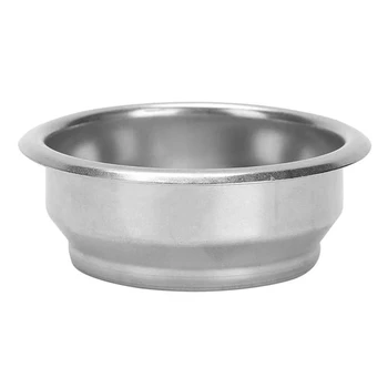 

58mmReusable Filter Basket Stainless Steel Double Doses Filter Cup Coffee Machine Filter Basket Bottomless Handle Filter