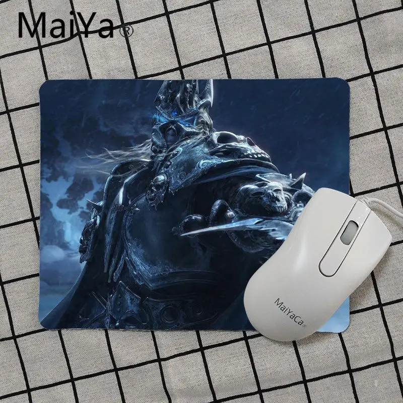 Maiya высокое качество World Of Warcraft Lich King красивый коврик для мышки в стиле аниме подставка под руку мышь