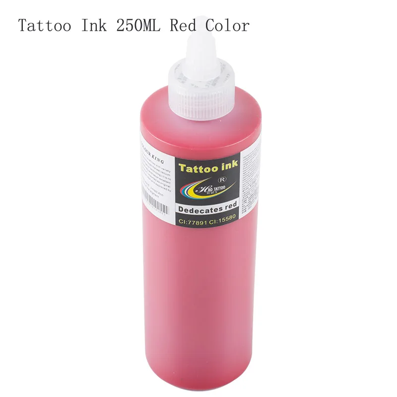 1 Bottle Natural Plant Tattoo Ink 250ML/ 12oz Tattoo Pigment kit Paint Color Inks Body Art 330g Supply