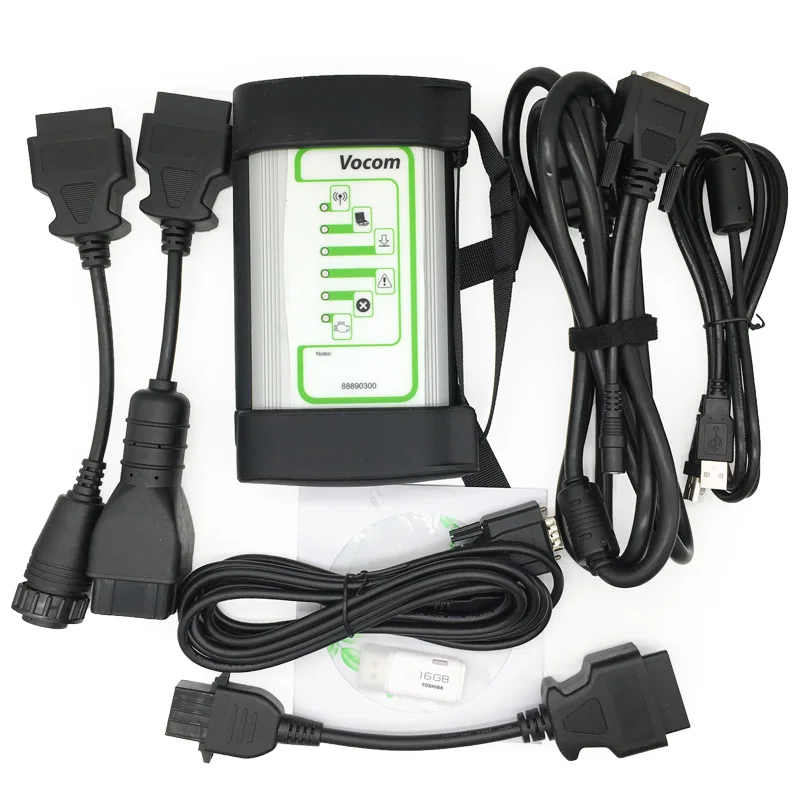 Кабель VOCOM для Volvo 88890300 диагностический интерфейс Volvo/Renault/UD/Mack многоязычный