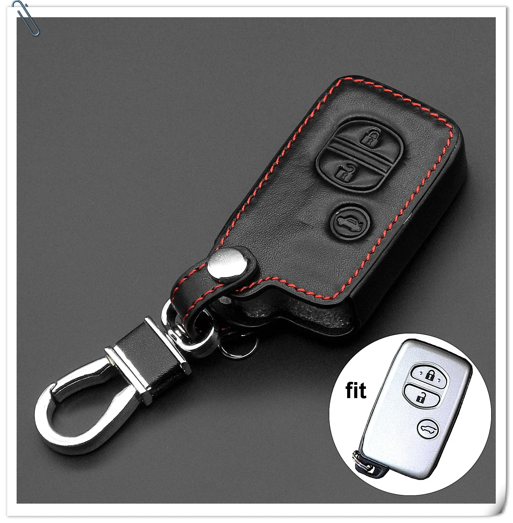 Jingyuqin кожаный чехол для ключей для Toyota Land Cruiser Prado 150 Camry Prius Crown для Subaru 2013 Foreste Key Case