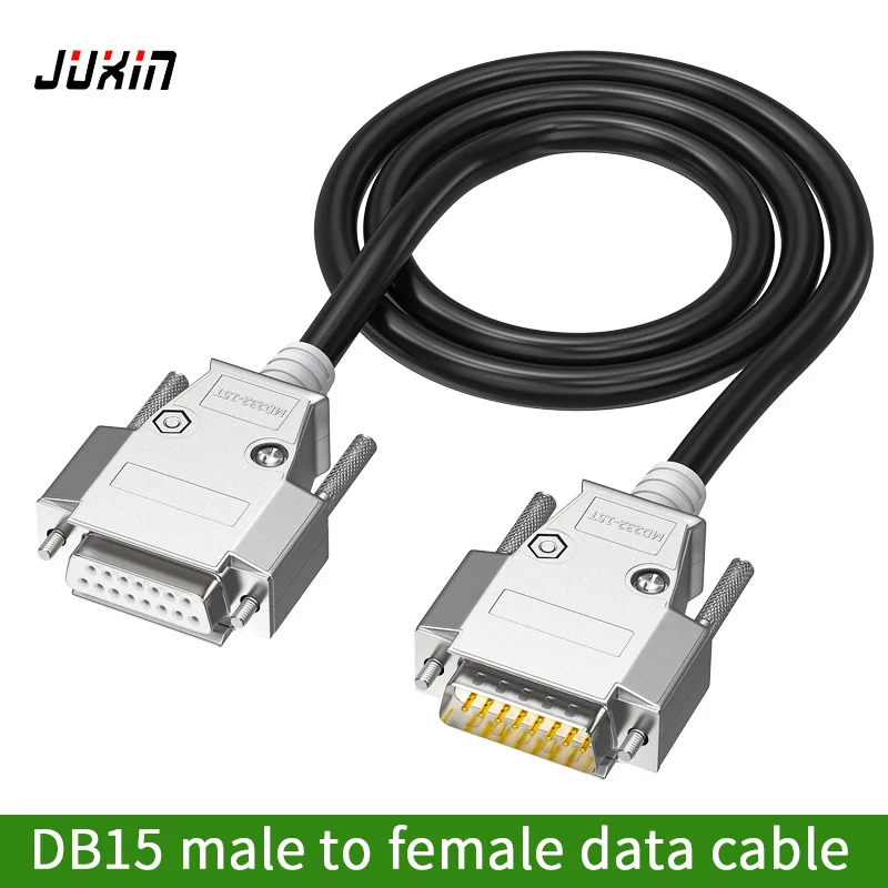 

DB15 plug two-row 15-pin connector db15 parallel port plug DB15 data cable female to female to male to male