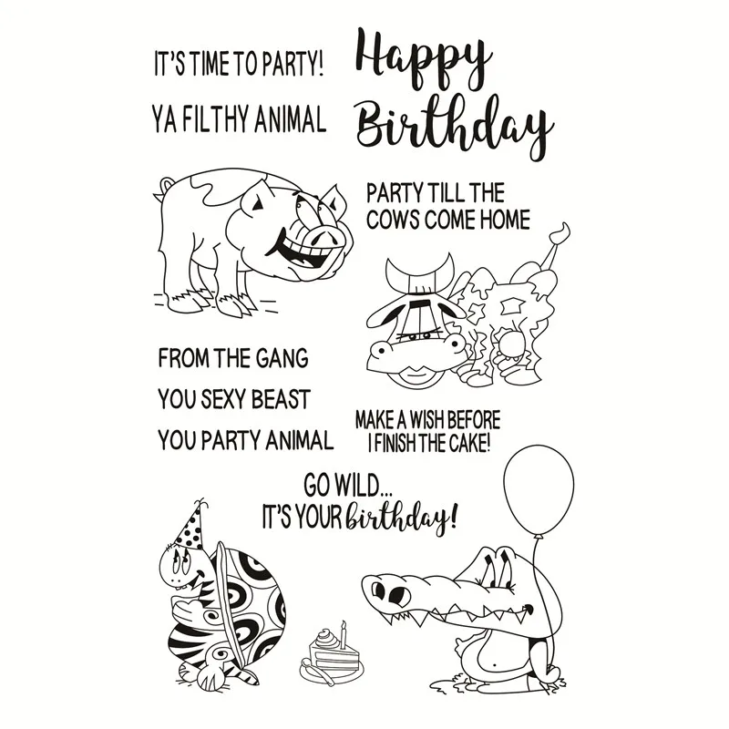 Dog Transparent Clear Silicone Stamp/Seal for DIY scrapbooking/photo album Decorative clear stamps | Дом и сад