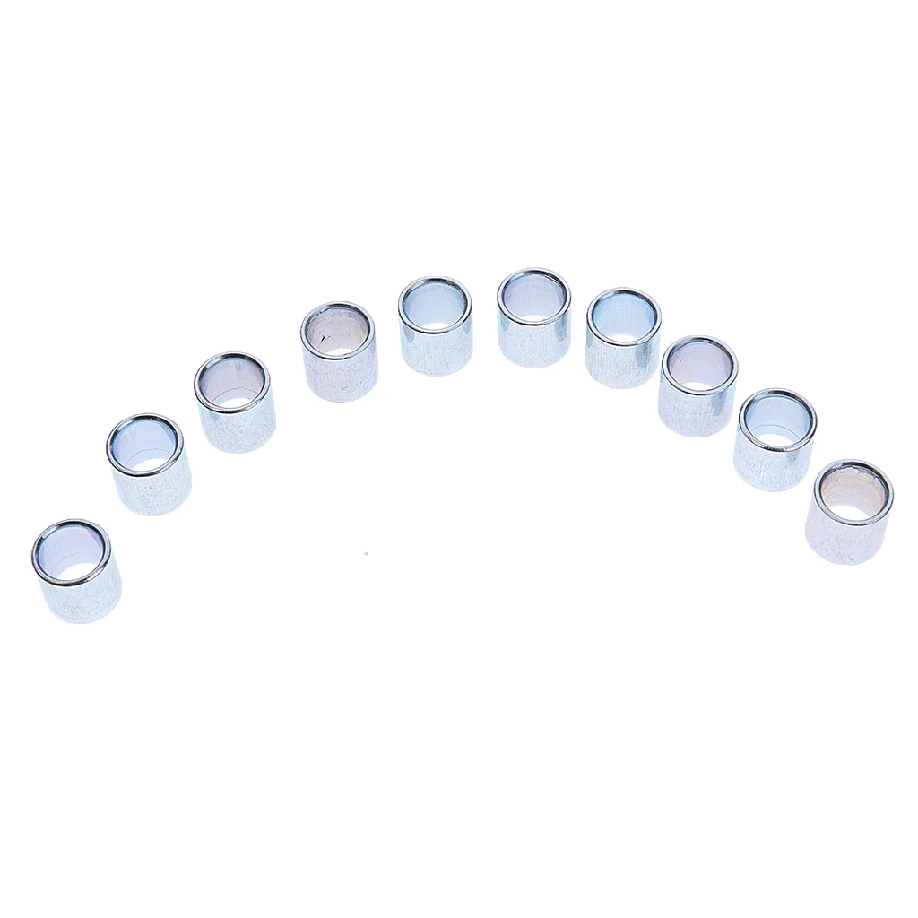 10 Pcs Sturdy Inline Skate Roller Skating Wheels Bearing Spacers Men Women Outdoor Skating Equipment