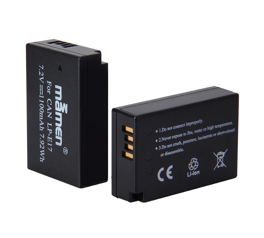 Mamen LP E17 LP-E17 аккумуляторная батарея для камеры Canon M3 M5 M6 750D 760D 800D 77D 1100mAh 7,2 V литиевая батарея