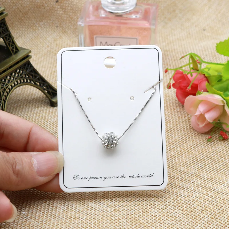 

Пустые бумажные серьги карточка для ожерелья упаковочный дисплей браслет подарок ювелирные изделия 5x7 см серьги-гирлянды упаковочная подставка