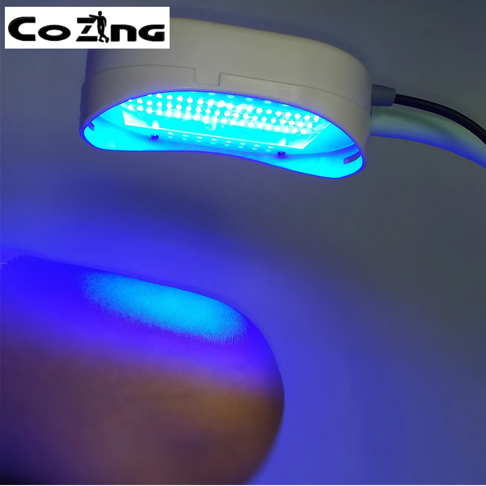 Home-use devices feature red and blue LED lights combine efforts to reduce inflammation killing harmful bacteria.