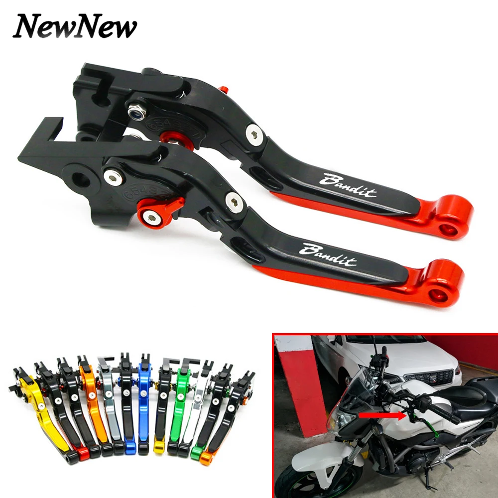 Per Suzuki Gsf 600 Bandit Gsf600 Bandit 1995-2006 Accessori Moto Leve Frizione Freno Pieghevoli Estensibili Regolabili Cnc