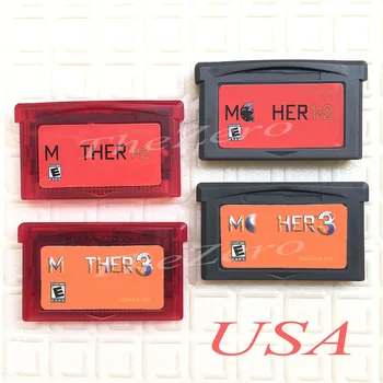 

Video Game Cartridge Console Card Memory Card Mothermother 1+2 / 3 for 32 Bit Handheld Player Red / grey Shell