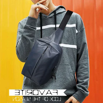 

Youse Men's Crossbody Bags Oxford Sport Shoulder Bag Travel Waterpoof Balck For Boy One Shoulder Backpack Student School Univers